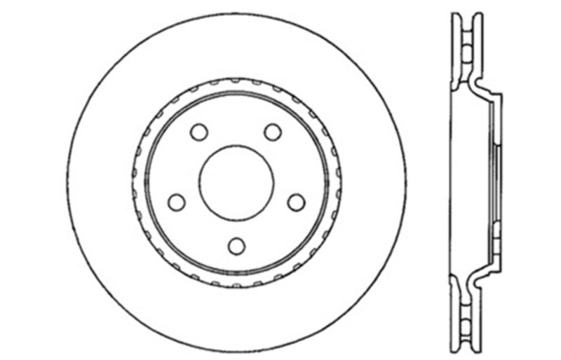 StopTech Drilled Sport Brake Rotor