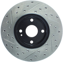 Load image into Gallery viewer, StopTech 91-03 Ford Escort ZX2 / 92-95 Mazda MX-3 Slotted &amp; Drilled Left Front Rotors