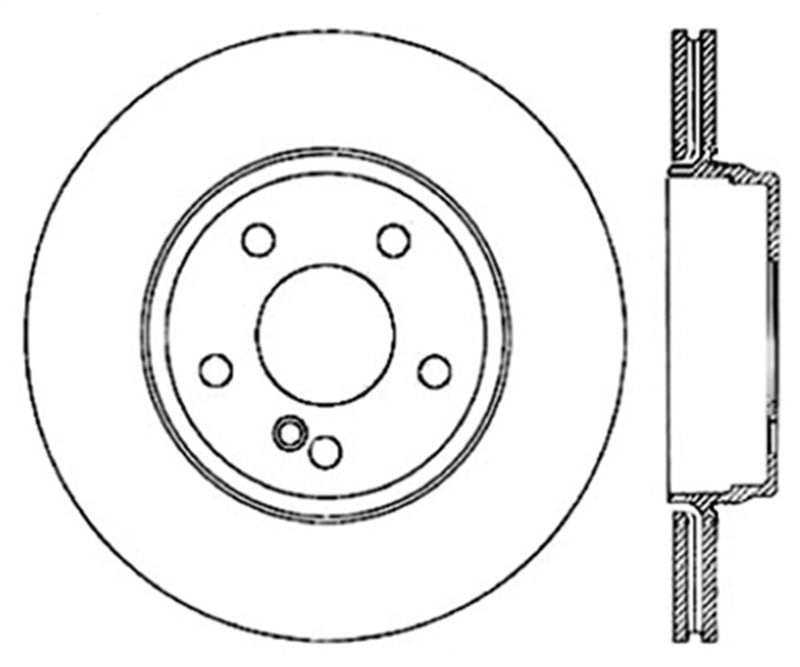 StopTech Slotted & Drilled Sport Brake Rotor