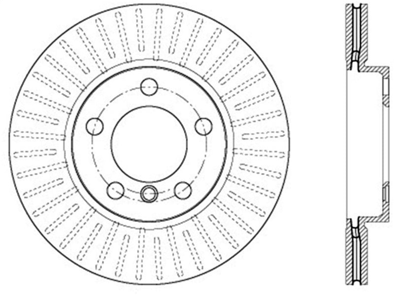 StopTech Drilled Sport Brake Rotor