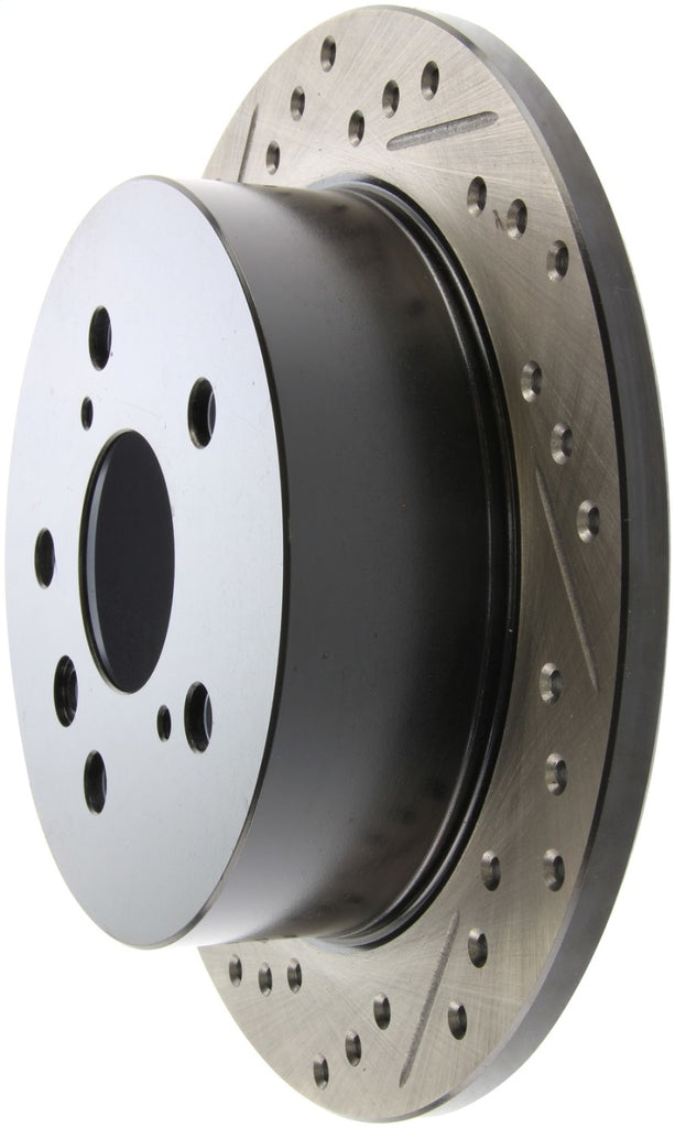 StopTech 02-06 Lexus ES 250/300/330/350 / 05-07 Toyota Avalon Slotted & Drilled Right Rear Rotor