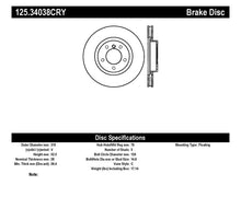 Load image into Gallery viewer, Stoptech 95-99 BMW M3 / 98-02 BMW Z3 Left Front Premium High Carbon CRYO STOP Rotor