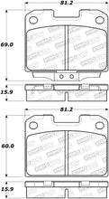 Load image into Gallery viewer, StopTech 93-99 Mitsubishi 3000GT Street Performance Rear Brake Pads