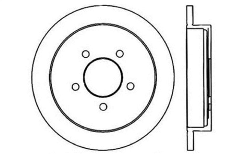 StopTech Drilled Sport Brake Rotor