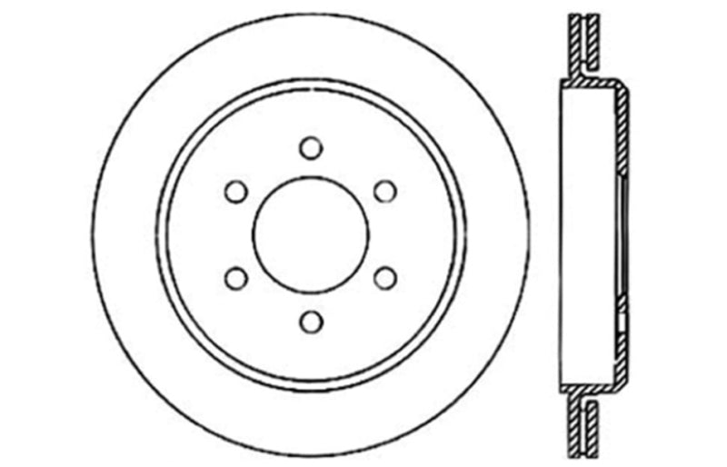 StopTech Drilled Sport Brake Rotor