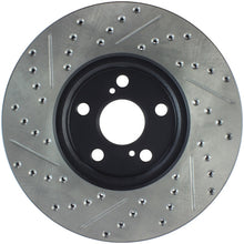Load image into Gallery viewer, StopTech SportStop 09-10 Pontiac Vibe / 08-11 Scion xD Slotted &amp; Drilled Left Front Rotors