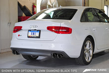 Load image into Gallery viewer, AWE Tuning Audi B8.5 S4 3.0T Track Edition Exhaust - Diamond Black Tips (102mm)
