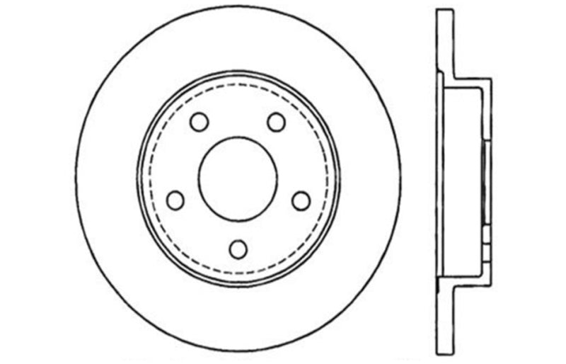 StopTech Drilled Sport Brake Rotor