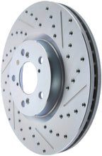 Load image into Gallery viewer, StopTech Select Sport 2007-2014 Acura MDX Drilled and Slotted Front Left Brake Rotor