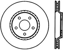 Load image into Gallery viewer, StopTech Power Slot 05-08 Chevy Cobalt / 04-08 Chevy Malibu Front Right Slotted Cryo Rotor