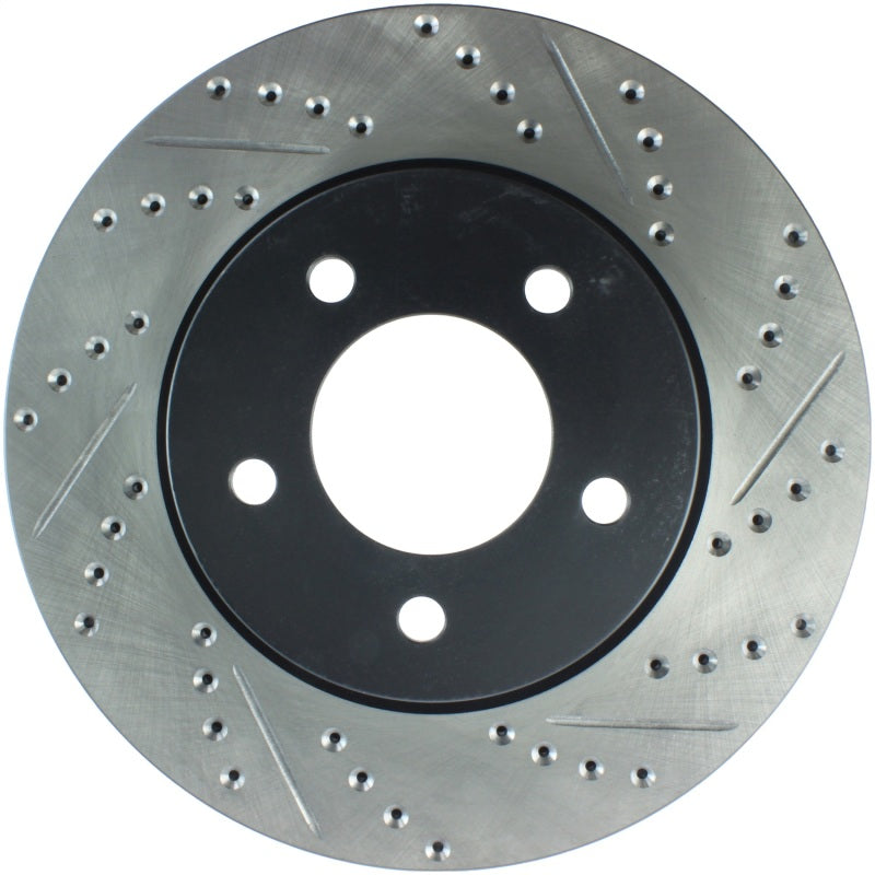 StopTech SportStop 04-08 Chrysler Pacifica Front Left Drilled & Slotted Rotor