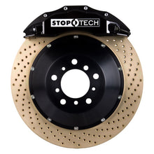 Load image into Gallery viewer, StopTech 2014 Lexus IS 350 Fr BBK w/Black ST-60 Calipers Zinc Drilled 355x32mm Rotors Pads SS Lines