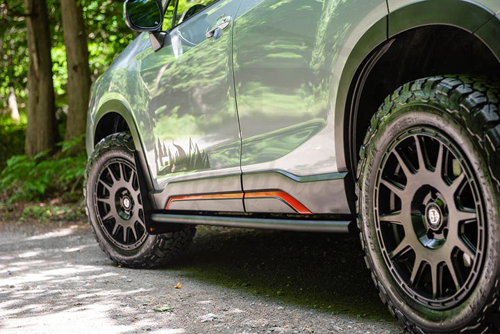 LP Aventure Rock sliders (Rock Guard) Powdercoated for Forester 2019+ (set of 2)