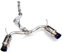 Invidia 15+ Subaru WRX/STI 4dr N1 Twin Outlet Single Layer Tip Titanium Cat-Back Exhaust