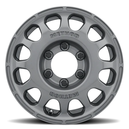 Method MR107 16x7 +25mm Offset 5x6.5 114.2mm CB Gloss Titanium Wheel