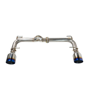 Remark 2022+ Subaru BRZ/Toyota GR86 Axle Back Exhaust w/Titanium Double Wall Tip